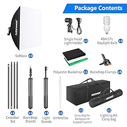 NEEWER Photography Lighting kit with