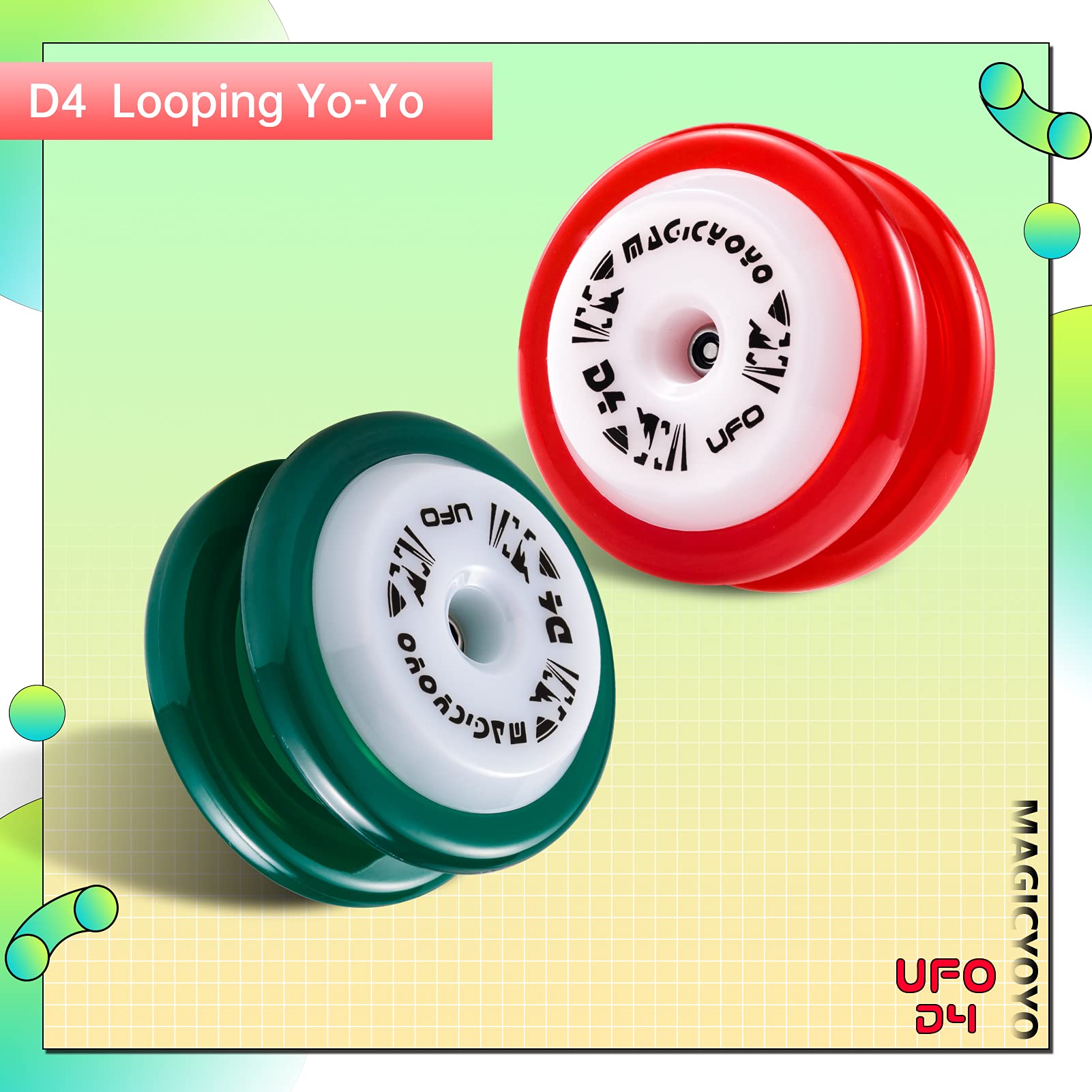 Mua YOSTAR MAGICYOYO D4ループヨーヨ 初心者向けレスポンスブヨーヨー