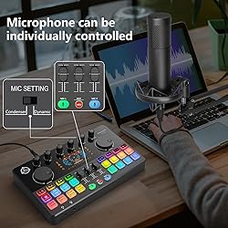Podcast Equipment Bundle for 2, Audio Interface