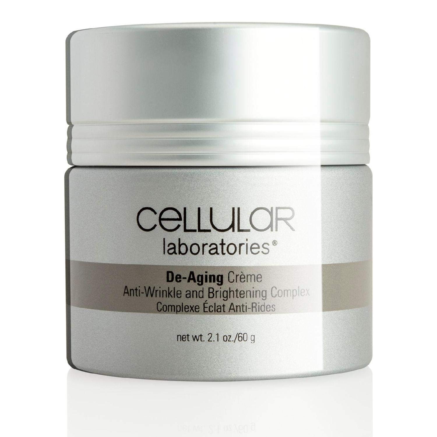 Cellular Laboratories De-Aging Cr&egrave;me, Boosts Skin Hydration, Promotes Skin Exfoliation, Reduces Tired-Looking and Dull Skin, Targets Localized Hyperpigmentation, Market America (2.1 oz./60 g)