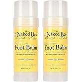 The Naked Bee Orange Blossom Honey Restoration Foot Balm, (2 oz) - 2 Pack