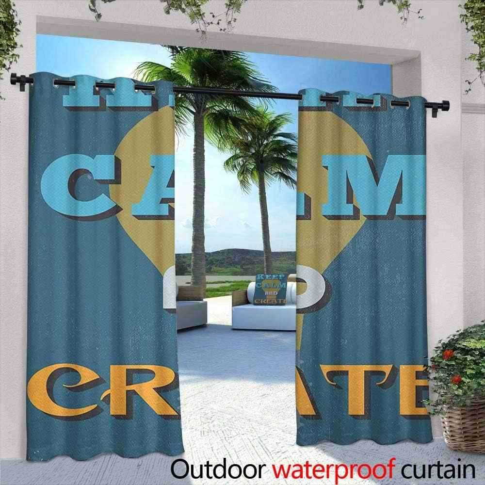Amazon Com Tim1beve Grommet Curtain Keep Calm Vintage