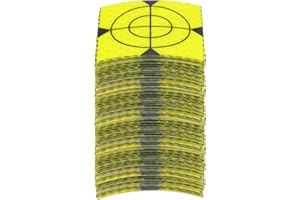 HARFINGTON 100pcs Survey Reflector Sheets 50x50mm Self-Adhesive Reflective Tape Survey Target Mark for Total Stations, Green
