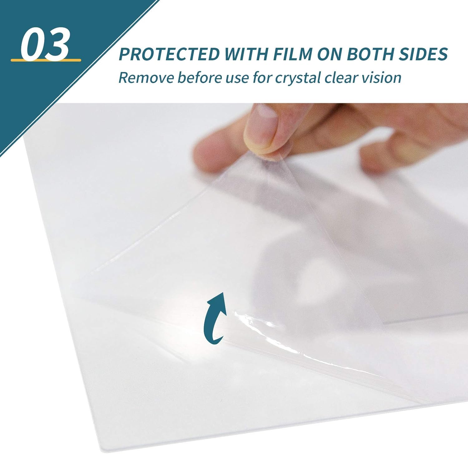 Sneeze Guard Desk Shield - Portable and Clear Protective Barrier for Counter Dining Table Student Partition Shield, Easy to Clean and Bring Best Partition for Classroom or Office 23.2’’W16.2’’H : Office Products