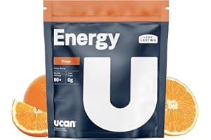 UCAN Energy Powder, Tropical Orange, Keto, Sugar-Free Pre & Post Workout for Men & Women, Non-GMO, Vegan, Gluten-Free, Great for Runners, Gym-Goers and High Performance Athletes (28 Servings, 24.6oz)