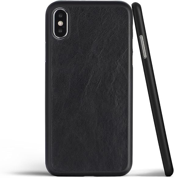 Amazon Com Totallee Iphone Xs Max Case Thinnest Genuine Leather