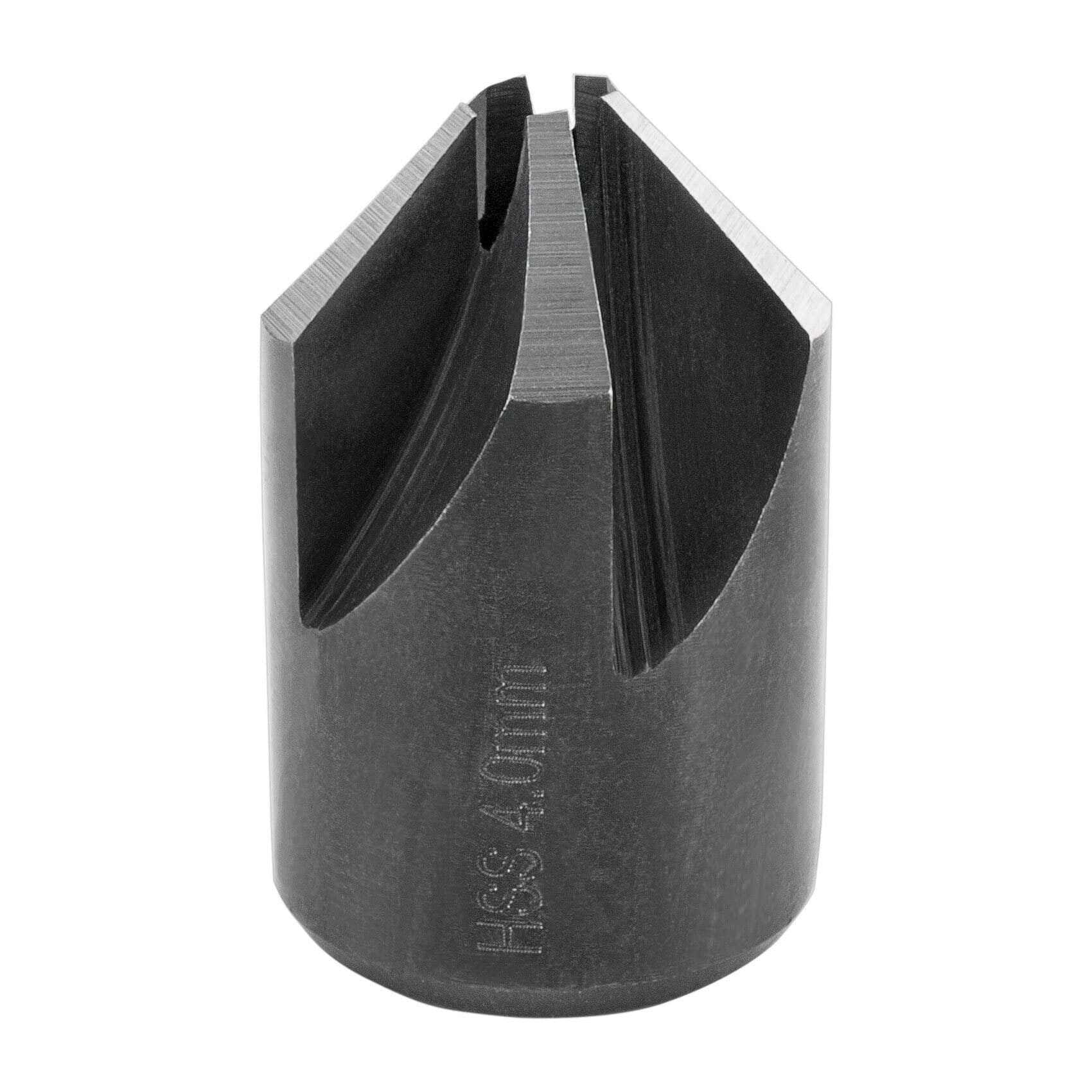 ENT 50504 Push-on countersink HSS, diameter (d) 4 mm, D 15 mm, E 90°, GL 25 mm, Right
