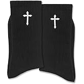 RZQIJ Christian Socks for Men, Biblical Crew Socks Gifts for Dad Grandpa Husband 3