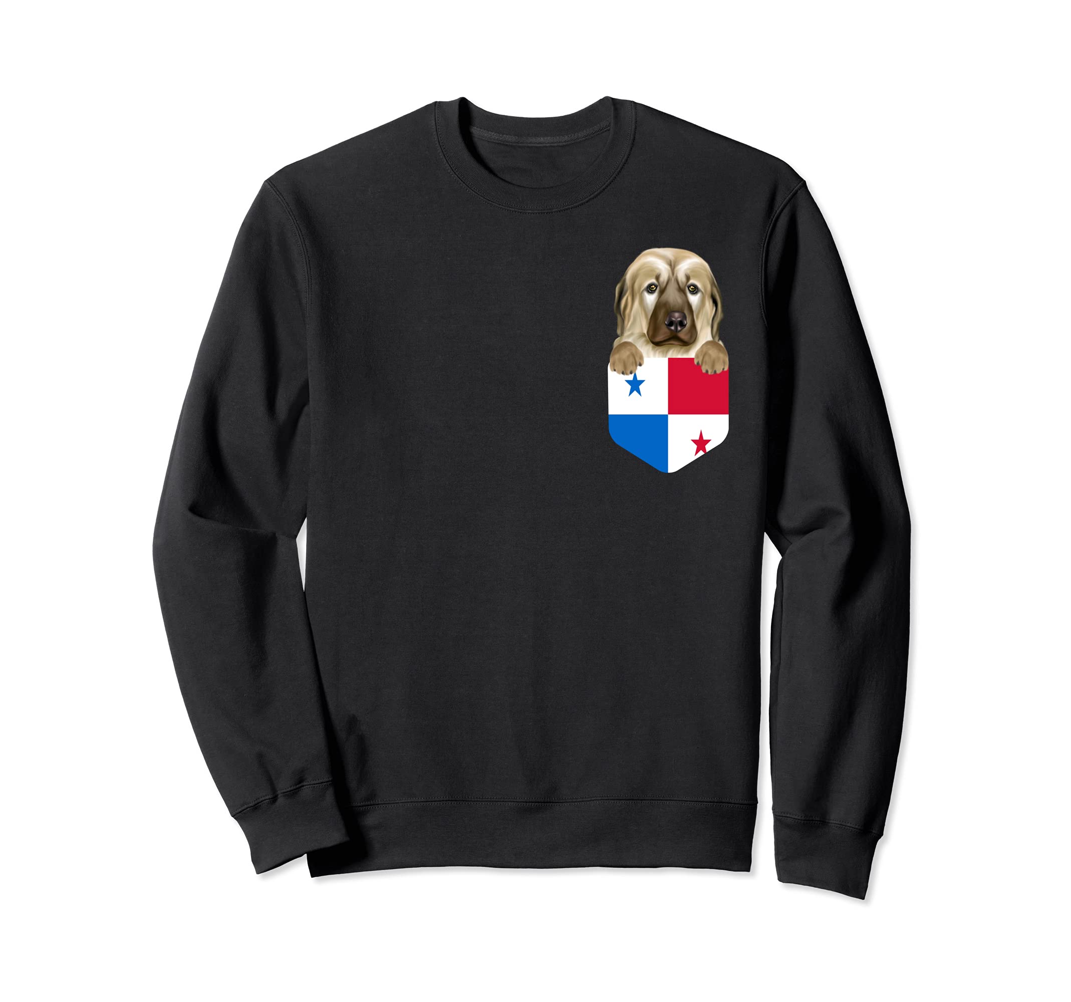 Panama Flag Anatolian Shepherd Dog Dog In Pocket Sweatshirt