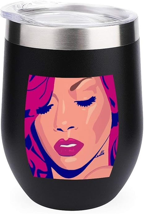 Amazon Rihanna リアーナ Loud Poster 水筒 魔法瓶 マグ ボトル かわいい ステンレス ボトル 保温 保冷 真空断熱 直飲み おしゃれ プレゼント用 アウトドアとインドア兼用 水筒 マグボトル オンライン通販