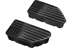 TNCZHYLX 2PCS Bed Rail Stake Pocket Covers for GMC Chevy Silverado Sierra 1500 （2019-2025）, GMC Sierra 2500 3500HD （2020-2025）, Truck Rear Holes Caps Bed Rail Holes Plugs Covers (Matte Black)