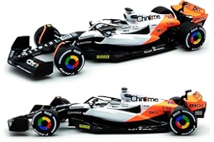 Xiangtat 1/43 Monaco GP 2023 F1 MCL60 4# Lando Norris 81# Oscar Piastri Alloy Car Die Cast Model (1/43 MCL60 Monaco GP 81#)