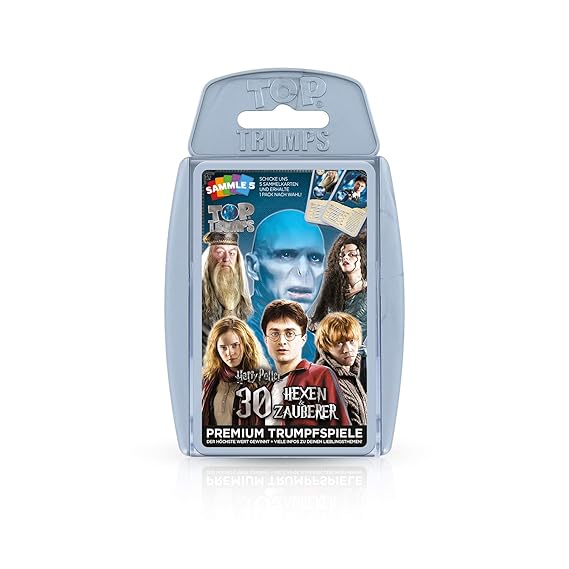 Winning Moves Top Trumps Harry Potter 30 Hexen und Zauberer Quartett Spiel Kartenspiel