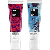 IGK Good Spin Gelee + Rich Kid Coconut Oil Air Dry Gel – Hair Styling Duo for Hold, Definition & Shine – Vegan & Cruelty-Free