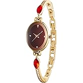 TIME100 Womens Watch,Mini Ladies Fashion Dress Women Watch Oval Bracelet Dial Quartz Wrist Watch,Waterproof Watch for Women