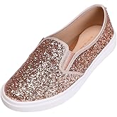 FEVERSOLE Women's Fashion Slip-On Sneaker Casual Flat Loafers