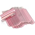 COSIDEA 50 pieces 350gms lip gloss paper box, lipgloss mascara eyeliner packing box for DIY cosmetic, (20 * 20 * 110mm, Pink)
