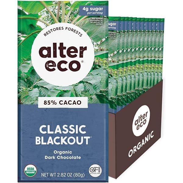 チョココロ Alter Eco Dark Chocolate, Classic Blackout, 85% Cacao Same