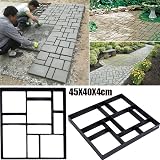 GOTOTOP 45x40x4cm Paving Mould Reusable Cement Mould for Garden Driveway Patio view 2