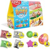 ZIMPLI 12 Use Mega Baff Gift Pack Bath Bombs Gelli Slime Crackle 12