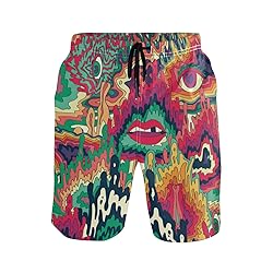 Aluy's boutique Men's Summer Cool Swim Trunks Quick
