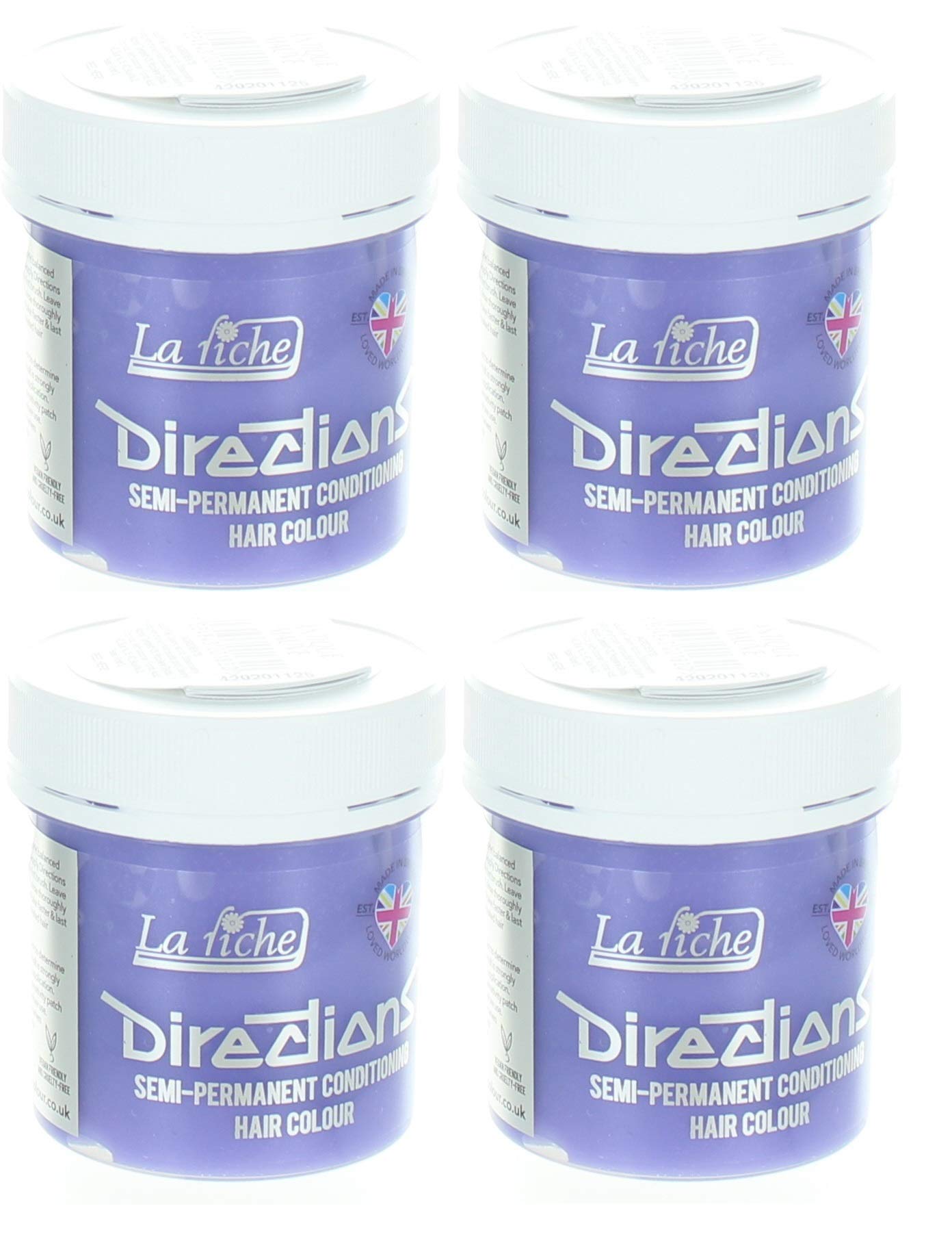 4 X New La Riche Directions Semi-Permanent Hair Color 88ml - Antique Mauve — image 1