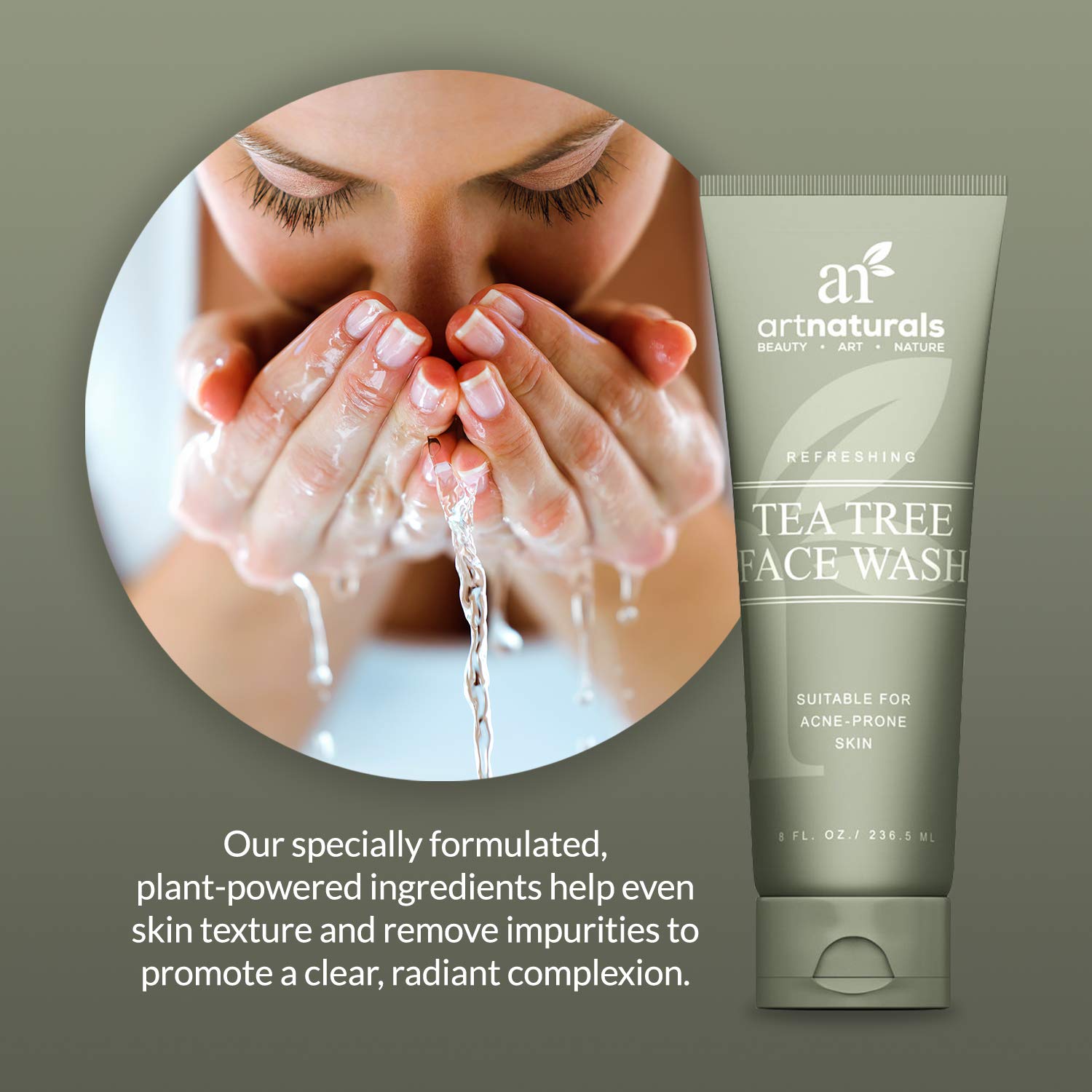 artnaturals tea tree face wash