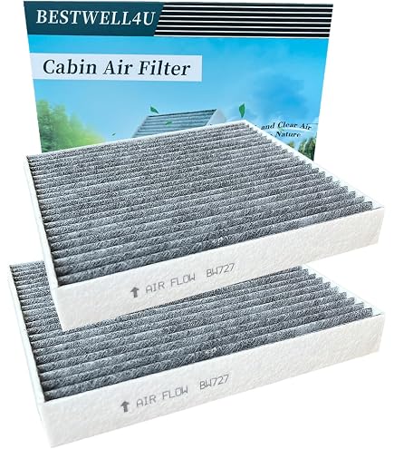 Combo Set – Engine & Carbon Cabin Air Filter – For Hyundai Santa Fe Sport L4 2017-2018