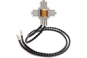 WENTUR Stone Bolo Ties for Men Western - Vintage Cowboy Bolo Tie for Women Western Costume Accessories