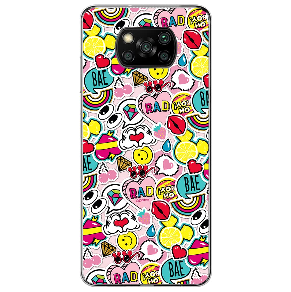 ERT GROUP mobile phone case for Xiaomi POCOPHONE X3 original and officially Licensed Disney pattern Mickey & Minnie 014 optimally adapted to the shape of the mobile phone, case made of TPU