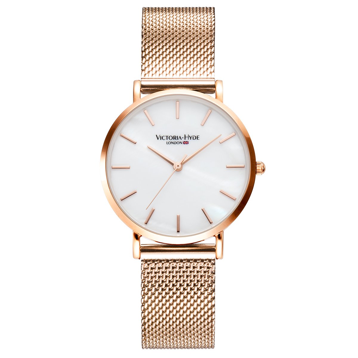 VICTORIA HYDE Fashion Women Watches Analog Quartz Replaceble Stainless Steel Mesh Band/Leather Strap