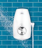 Aqualisa Aquastream Thermo Mixer Shower Adjustable Head White Chrome Low view 5