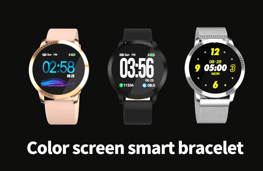 TURNMEON-Women-Hybrid-Smart-Watch-Waterproof-Fitness-Tracker-Color-Touchscreen-Fashion-Smartwatch-with-Heart-Rate-Monitor-Blood-Pressure-Monitor-Sleep-Female-Menstrual-Record-Pedometer