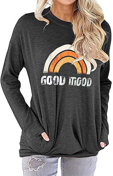 rainbow sleeve sweatshirt