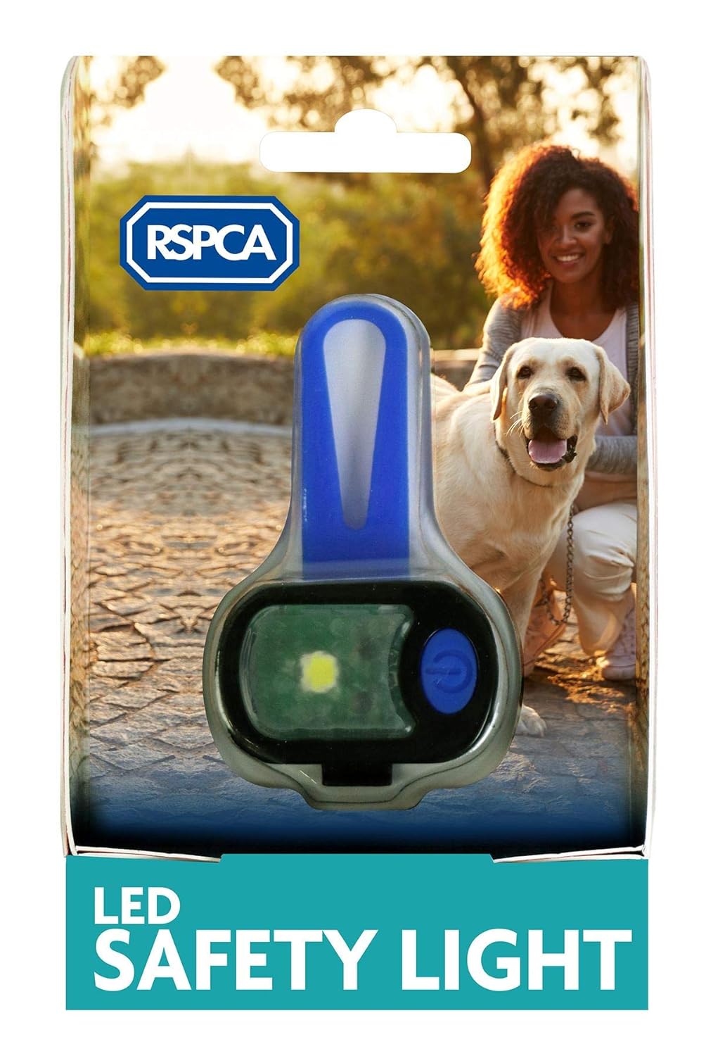 RSPCA rechargable LED safety light water resistant dog puppy pet USB