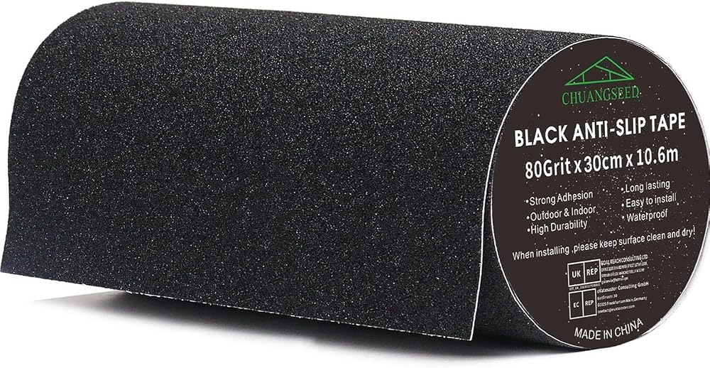 Heavy Duty Anti Slip Tape 12x35Ft Black High Traction