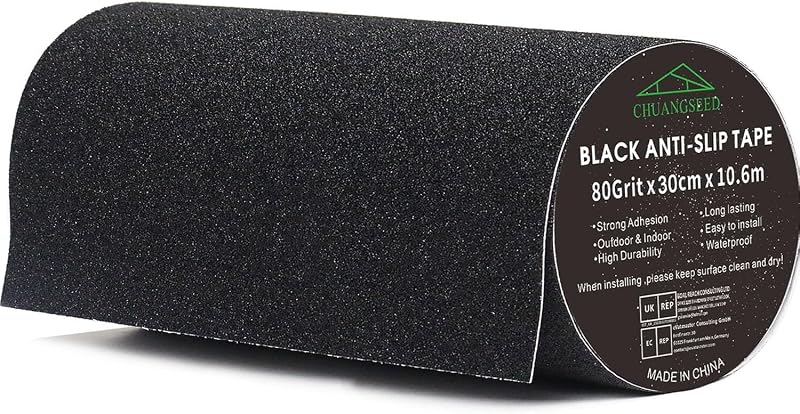Heavy Duty Anti Slip Tape 12x35Ft Black High Traction