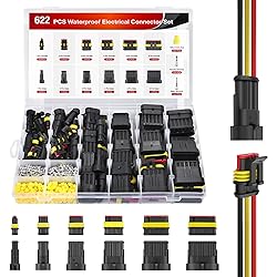 Nilight 622PCS 1 2 3 4 5 6 Pin Electrical Connector