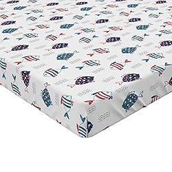 Ambesonne Fish Fitted Sheet Set, Hand-Drawn Doodle