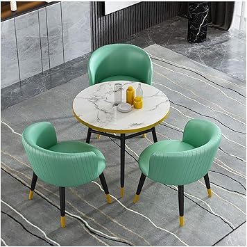 Amazon Com Negotiation Room Table And Chair Combination Lounge Office Tables And Chairs Reception Desk And Chair Casual And Simple Restaurant Tables And Chairs Home Bedroom 1 Table And 3 Chairs Leather