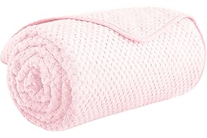 PETHUR Waterproof Dog Blankets for Small Dogs, Small Cat Blankets for Indoor Cats, Soft Fleece Puppy Blanket Washable, Pet Throw Blanket for Couch, 20"x30", Pink