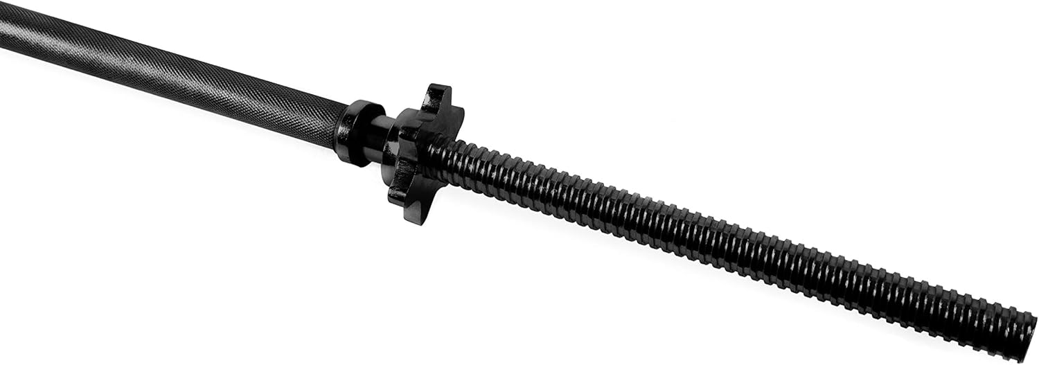 CAP Barbell 60” Standard Solid Threaded Bar, 1-Inch, Multiple Colors, Black : Sports & Outdoors