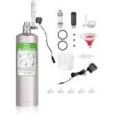 ZRDR Aquarium Co2 System 2L with Pressure Gauge for Aquarium Plants