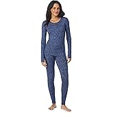 Cuddl Duds Womens Lightweight Breathable Everyday Active Base Layer Set - Long Sleeve Top & Leggings - Lounge Sets for Women