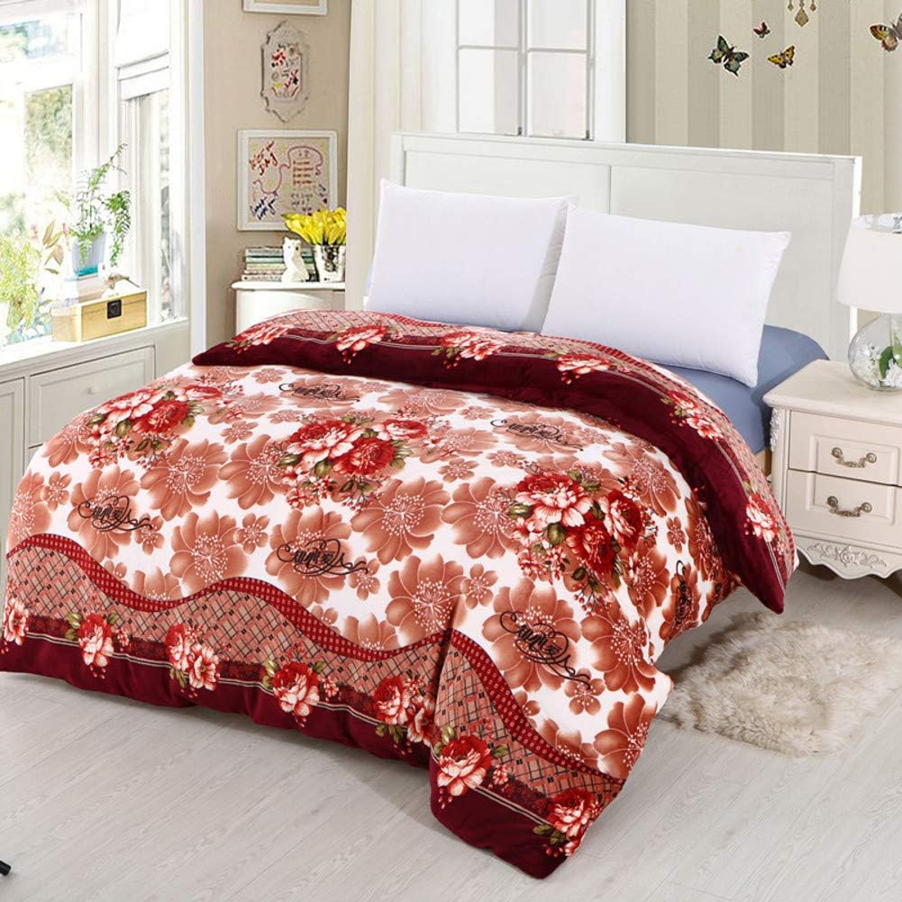 Flannel Quilt cover,Single piece Winter Single Cover set,Thick Warm Coral Quilt