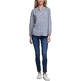 Tommy Hilfiger Women's Long Sleeve Floral Print Blouse