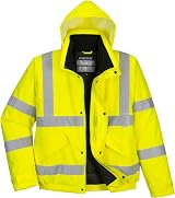 Portwest S463 Hi-Vis Winter Bomber Jacket Waterproof EN342 40+ UPF XL view 5