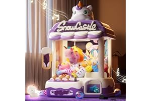 Skirfy Claws Machines for Kids,Unicorns Toys for Girls Age 4-6,Candy Machines Candy Dispenser Machines Games Mini Vending Toy