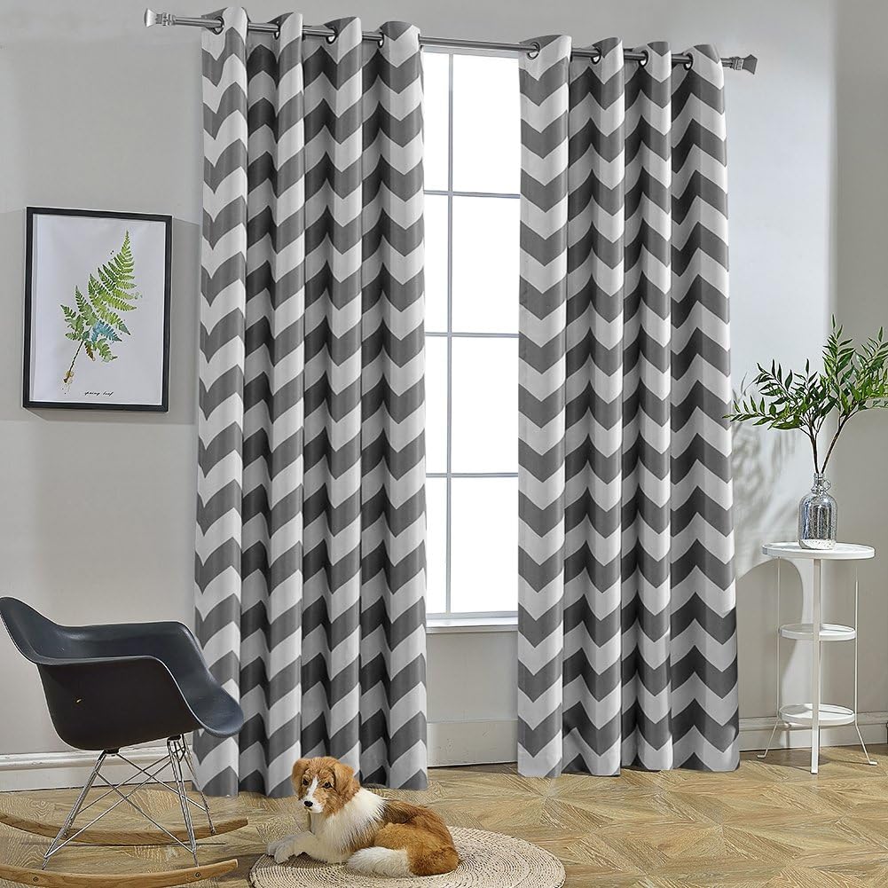 Any Color Available Any Size Available Black and White Chevron Window