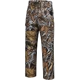 BASSDASH Invis Men&rsquo;s Stretch Hunting Pants Water Resistant Camo Fishing Pant